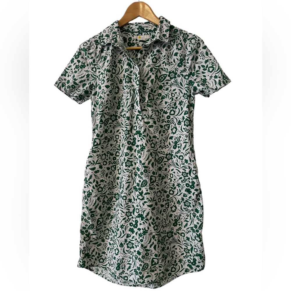 Boden linen shirt dress 10L